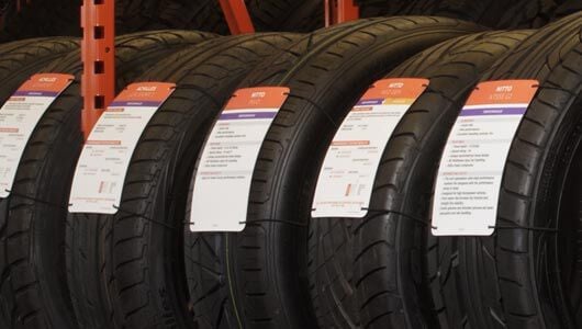 Directional tires rotation pattern