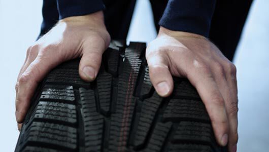 Different tires on car