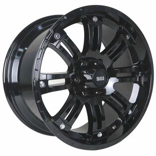 Black Iron Rival Gloss Black Wheel 