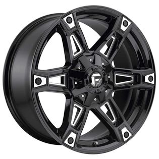 Fuel Dakar Wheels - Black Gloss Milled 