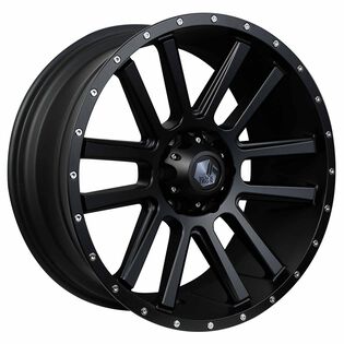 Black Iron Spur Wheels - Satin Black