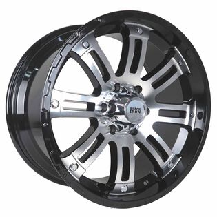 Black Iron Rival Wheels - Black Gloss Machined