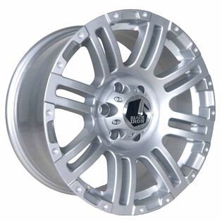 Black Iron Rebel Wheels - Silver