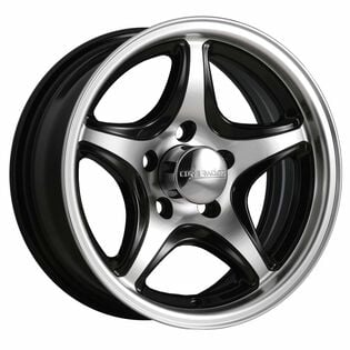 Core Racing Mariner ST Trailer Wheels - Black Gloss Machined 