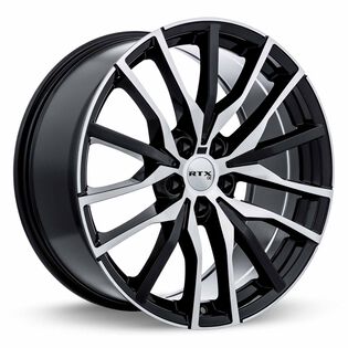 RTX Passau Gloss Black Machined Face Wheels