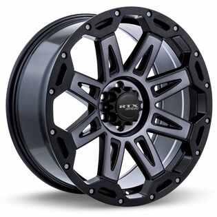 RTX Gobi Satin Black with Satin Grey Spokes Wheels