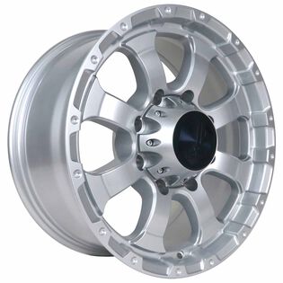 Black Iron Vigilante Wheels - Silver