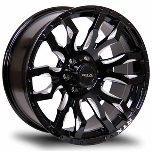 RTX Patton Gloss Black Milled Spoke