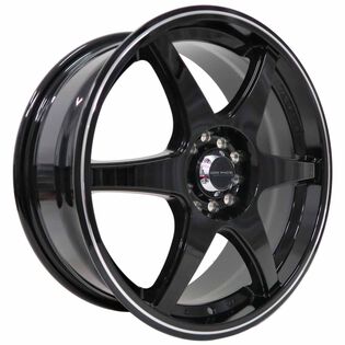 Core Racing Top Gear II Wheels - Gloss Black Machined 