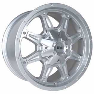 Black Iron Tracker Wheels - Silver 