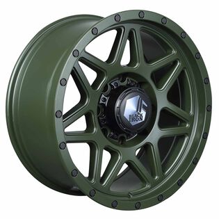 Black Iron Scenario Wheels - Olive Drab angle