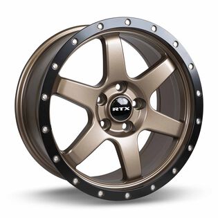 RTX Dakar Satin Bronze Black Edge Lip Wheels
