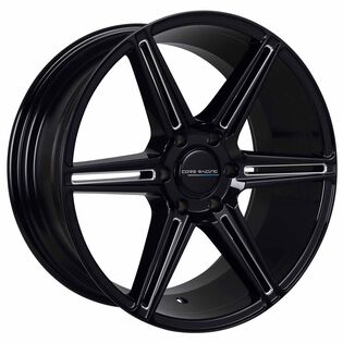Core Racing Esteem Wheels - Black Gloss Milled 