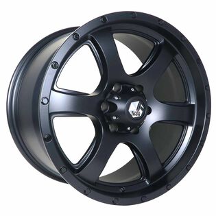 Black Iron Fury Wheels - Black Satin