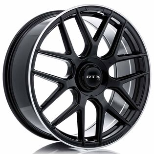 RTX Leonburg Wheels - Gloss Black With Machined Edge 