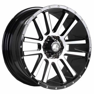Black Iron Spur Black Machine Wheel
