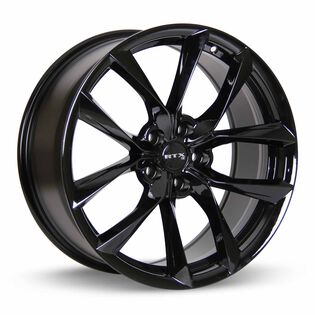 RTX Spider Gloss Black Wheels