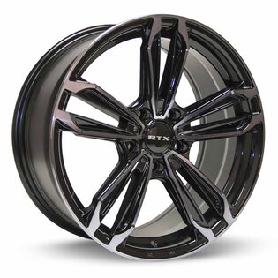 RTX Ultra 5 Black Machined Grey Wheels