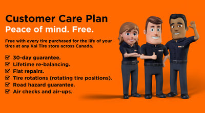 Kal Tire's Customer Care Plan