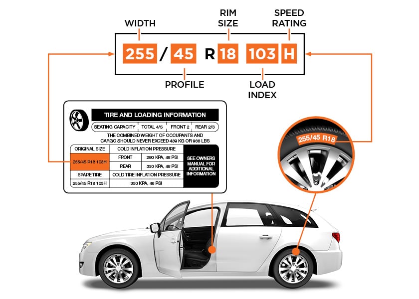 How to find your tire size