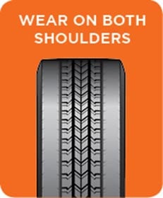 wear tire uneven causes cause both tread shoulders