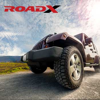 Save $40 on a set of 4 select RoadX tires