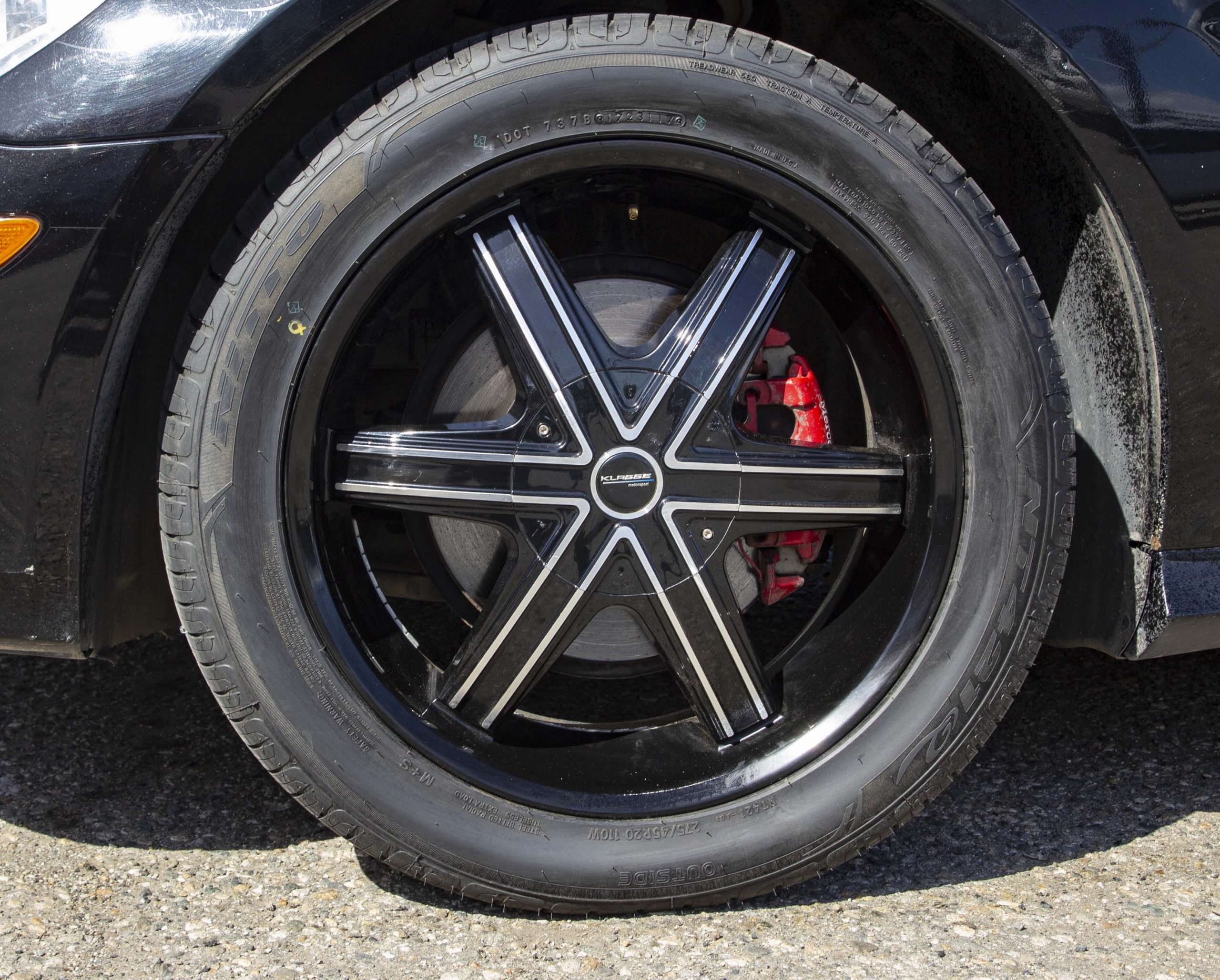 Tire at 80% PSI