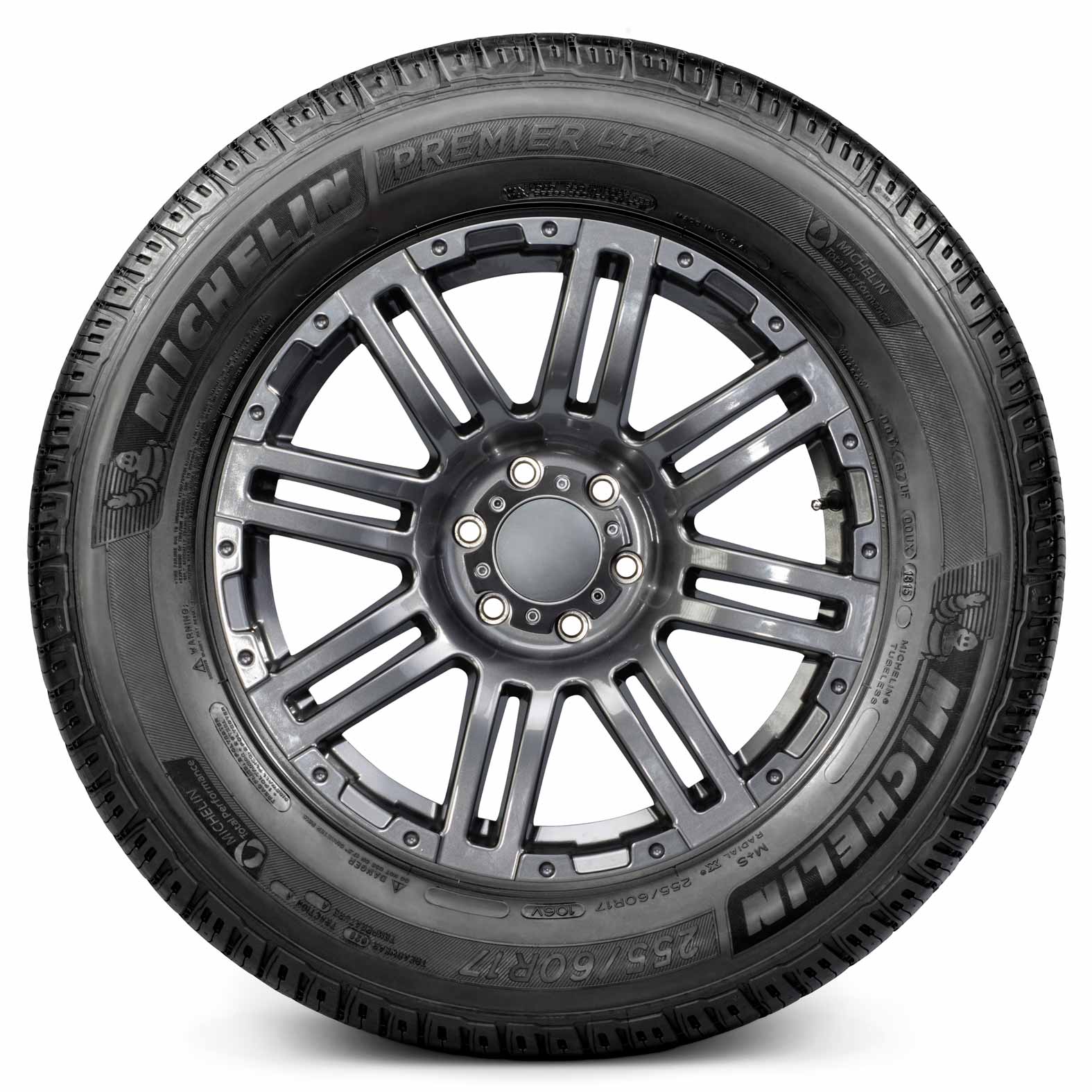 tires premier ltx michelin approximate shown side