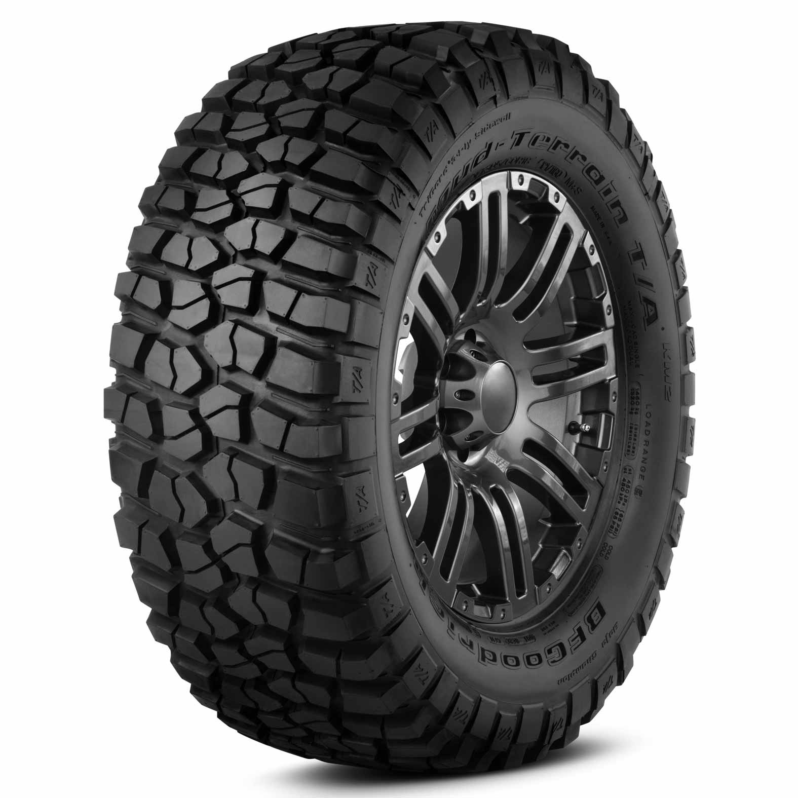 タイヤBF グッドリッチ Mud-Terrain T/A KM2、ホイール